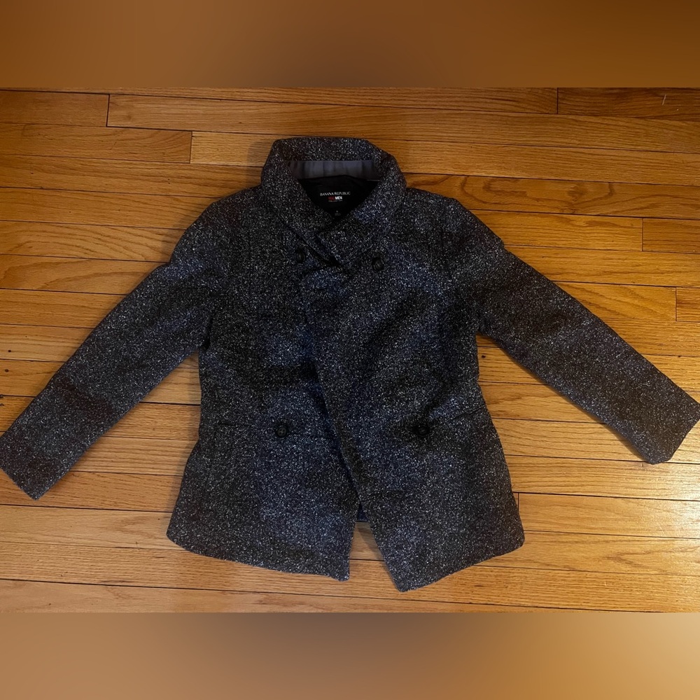 Banana Republic Mad Men Women’s Wool Silk Blend Jacket Sz 8